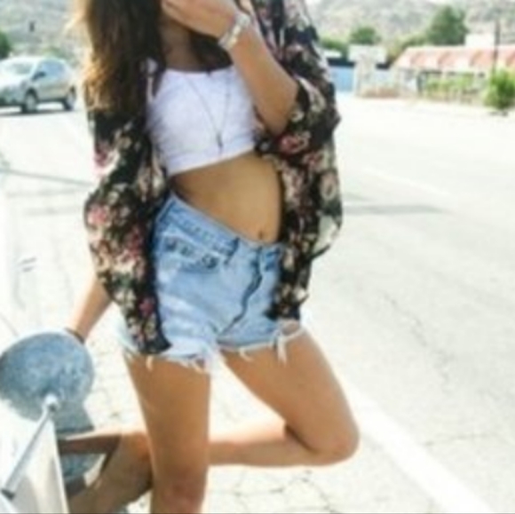 Rue21 Frayed Denim Shorts - Picture 2 of 12